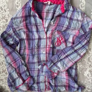 Victoria's Secret Plaid Long sleeve